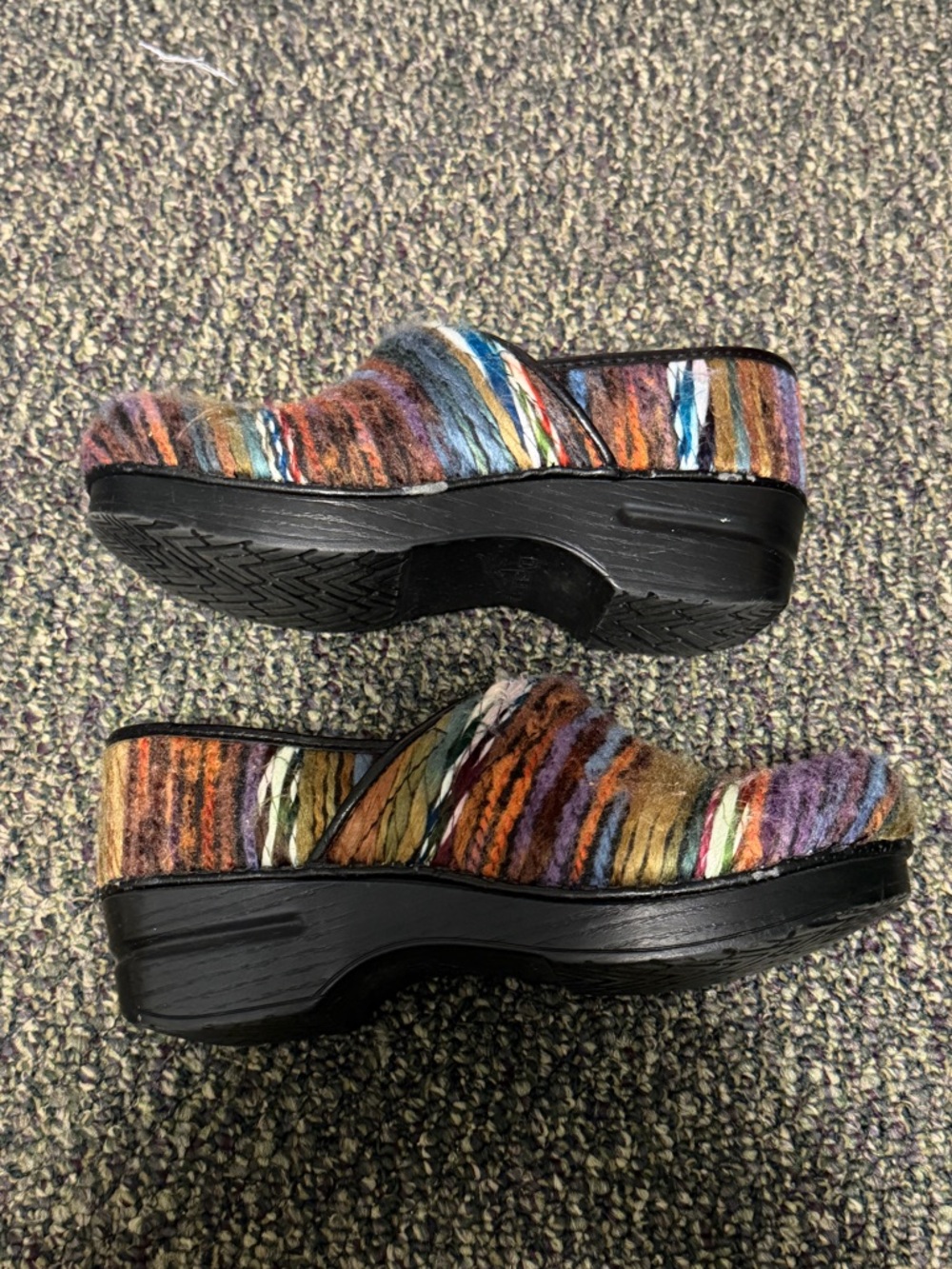 Dansko Professional Clogs Multicolored Yarn size 36